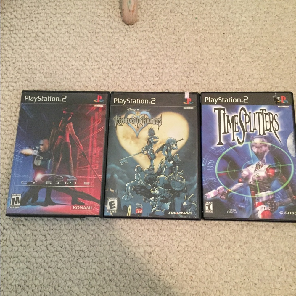 PlayStation 2 three games see pics